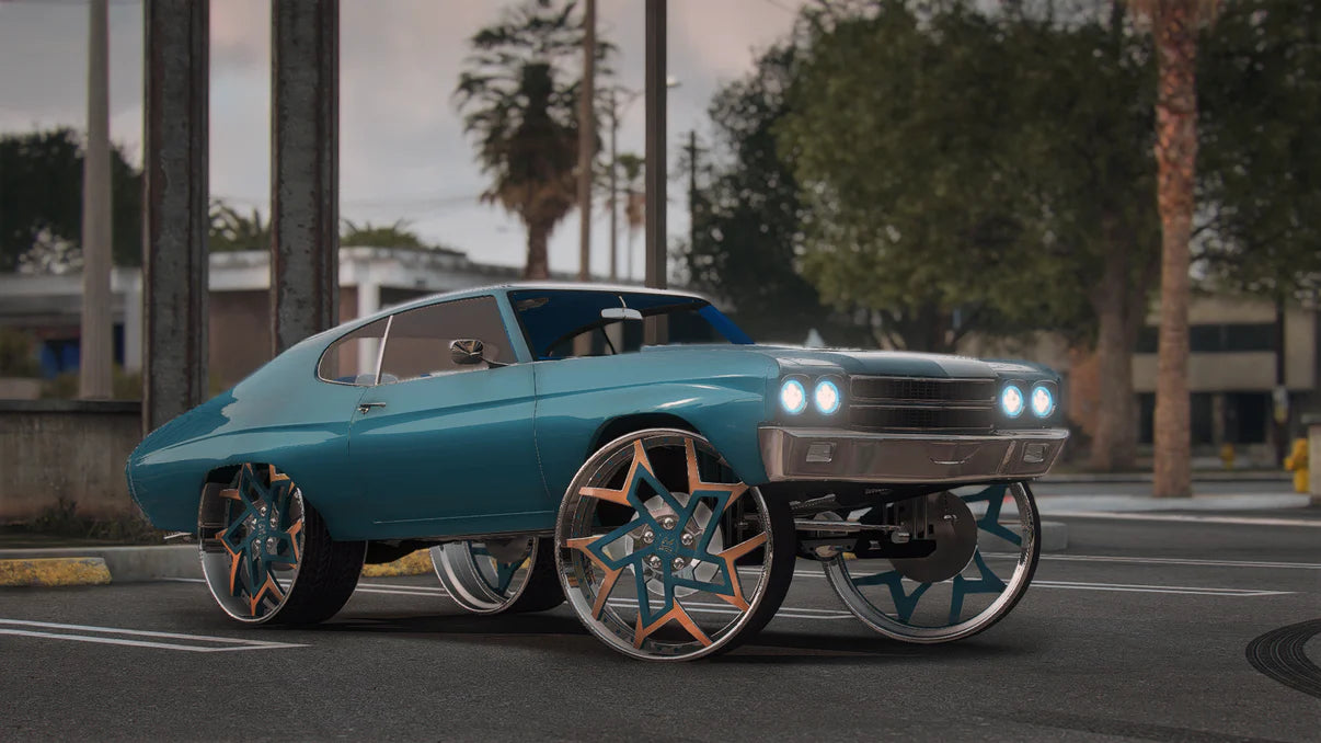 Teal Chevelle on Custom Forgiatos – Coach's Exotic Customs